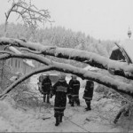 Jänner 2006 Fast unheimliche Schneemassen.